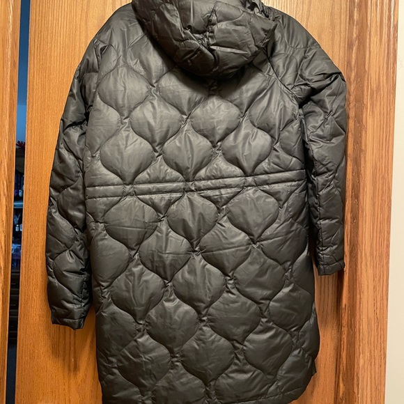 Women’s Eddie Bauer down filled long coat size medium - Picture 2 of 3